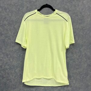 Nike Tech Rise Men's Running T-Shirt Sz M Running Lightweight Athletic Neon Volt